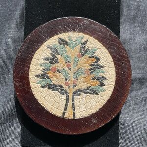 Handmade Natural Stone Mosaic Tree Of Life Wall Art Jordanian